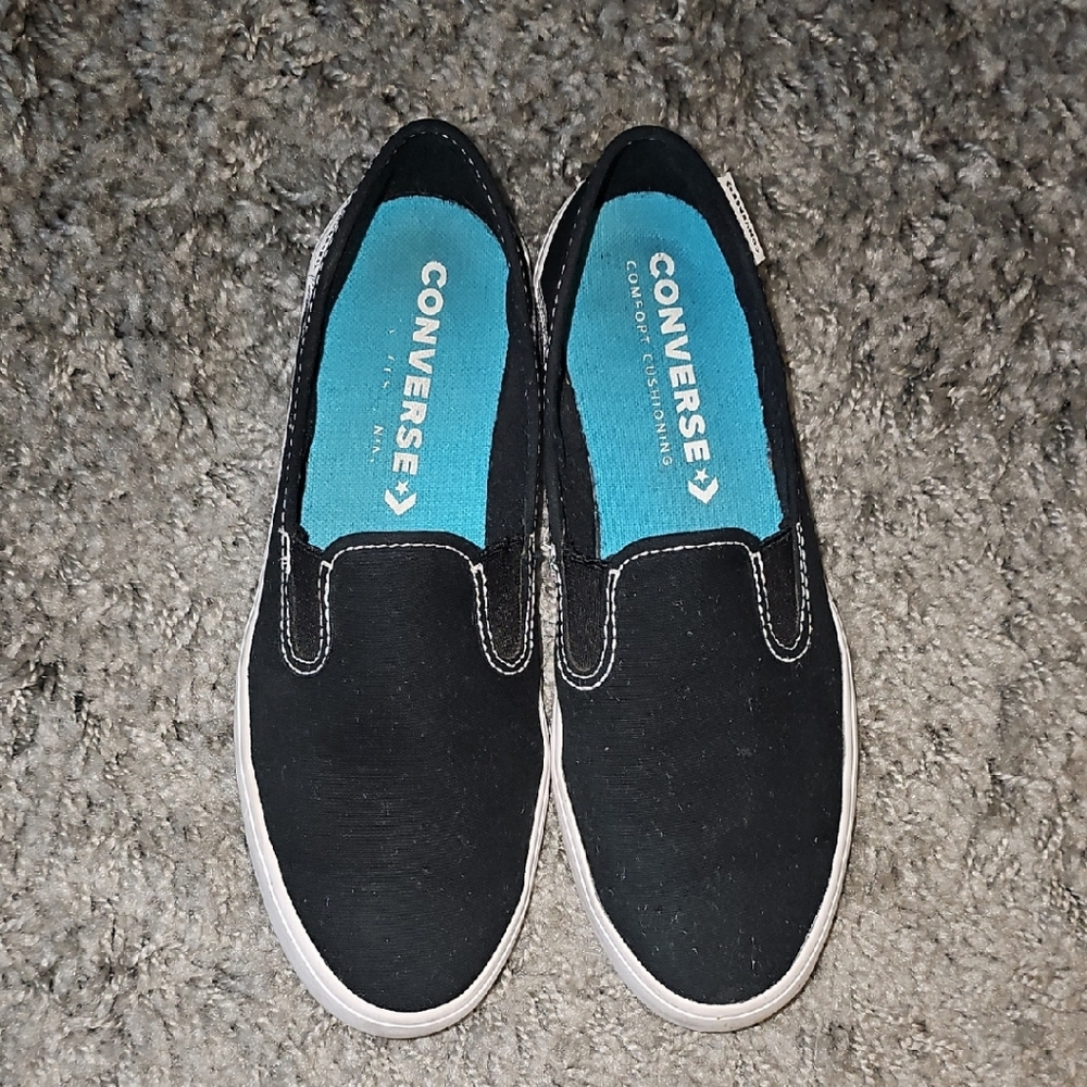 Converse Chuck Taylor Rio Black Slip-On Sneakers 7.5